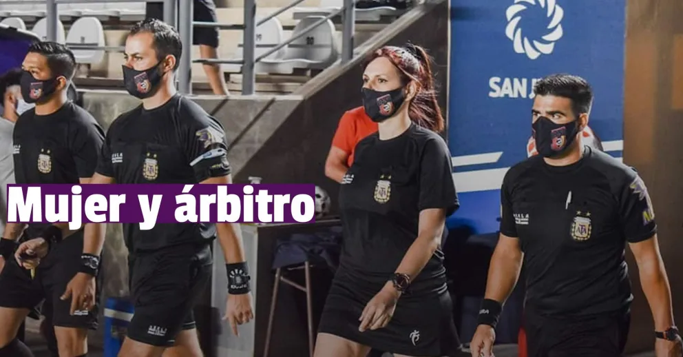 La historia de la árbitra sanjuanina que busca eliminar el machismo en el fútbol