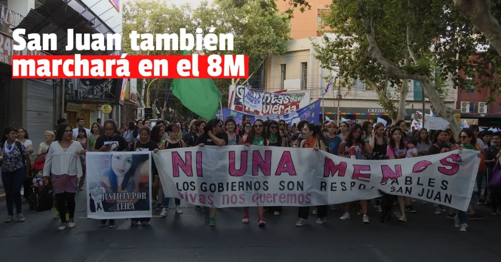#8M: con marchas San Juan se unirá a los actos de todo el país