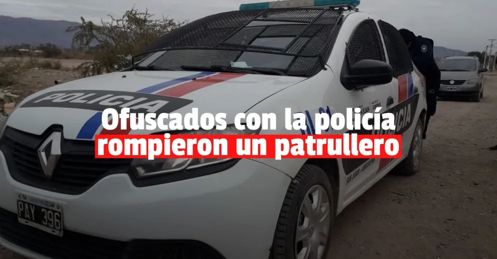 Se dieron a la fuga y cuando los encontraron se enojaron con la policía