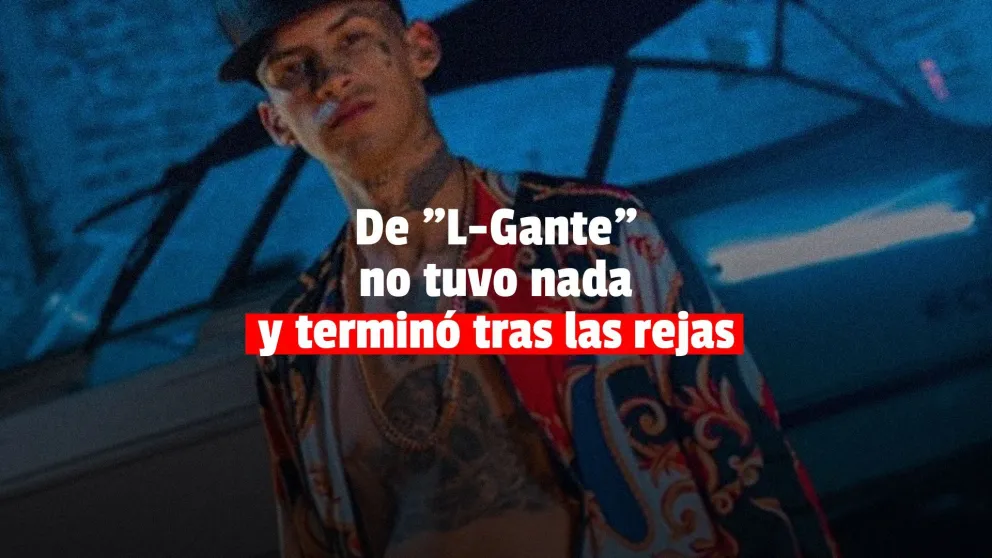 El líder de L-Gante terminó su gira por San Juan tras las rejas