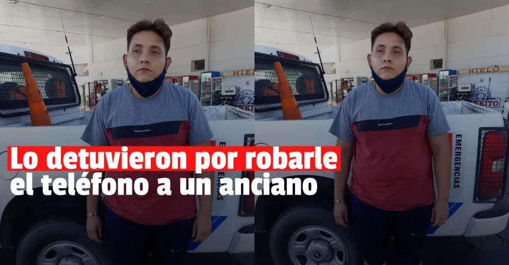 Paró para llenar su botella de agua y le robaron el celular
