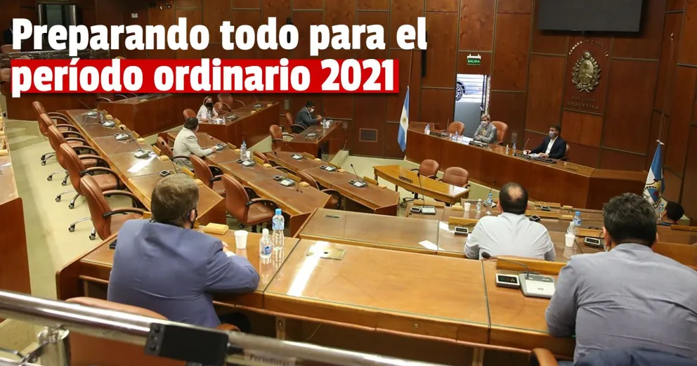 Por la apertura del período ordinario 2021 hubo una importante reunión con diputados