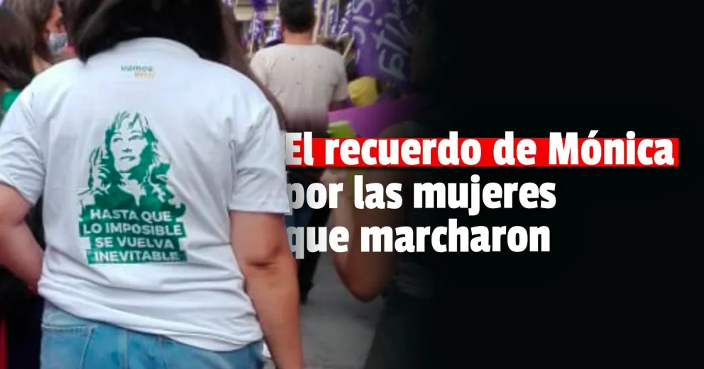 La imagen de Mónica Coca que emocionó durante el 8M