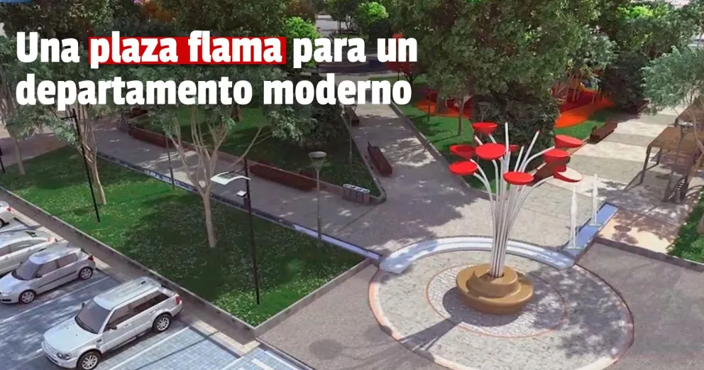 Santa Lucía: anunciaron la remodelación total de la plaza de Santa Lucía