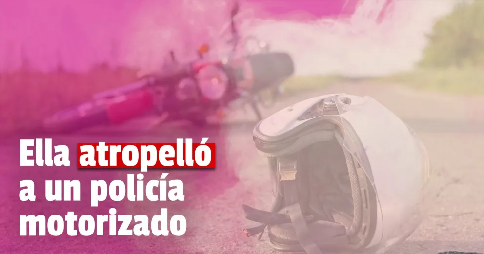 Un auto atropelló y mandó al hospital a un policía