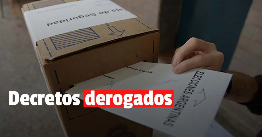 El Gobierno derogará tres decretos electorales de Macri: cómo serán las nuevas reglamentaciones