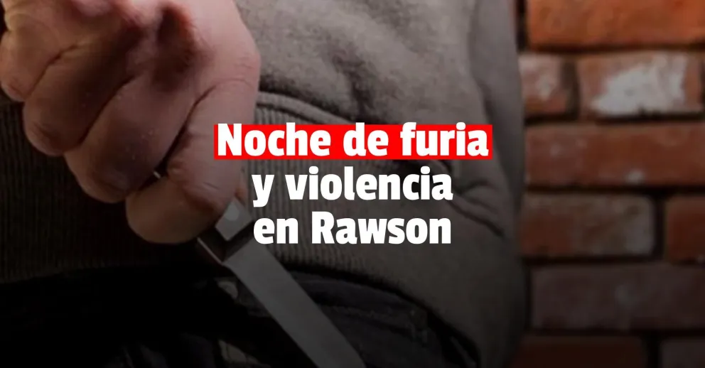 Furia en Rawson: recibió un puntazo en el pecho y su hermano lo salvó