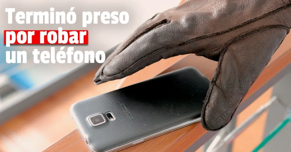 En un descuido le robaron el celular de la ventana de su verdulería