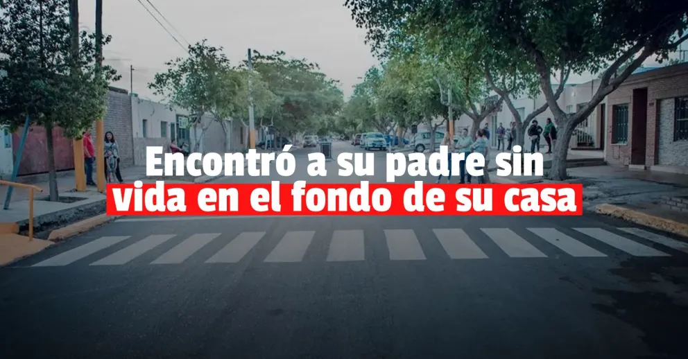Fue a visitar a su padre y lo encontró muerto