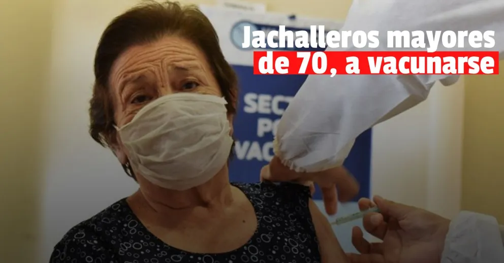 Jáchal abrió la vacunación para mayores de 70 años