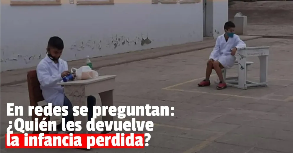 La foto de los niños jachalleros que conmocionó a todos