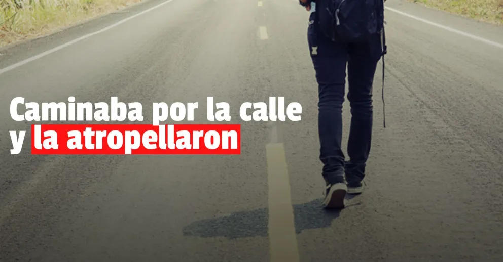 Dos jóvenes que circulaban en moto embistieron a una adolescente