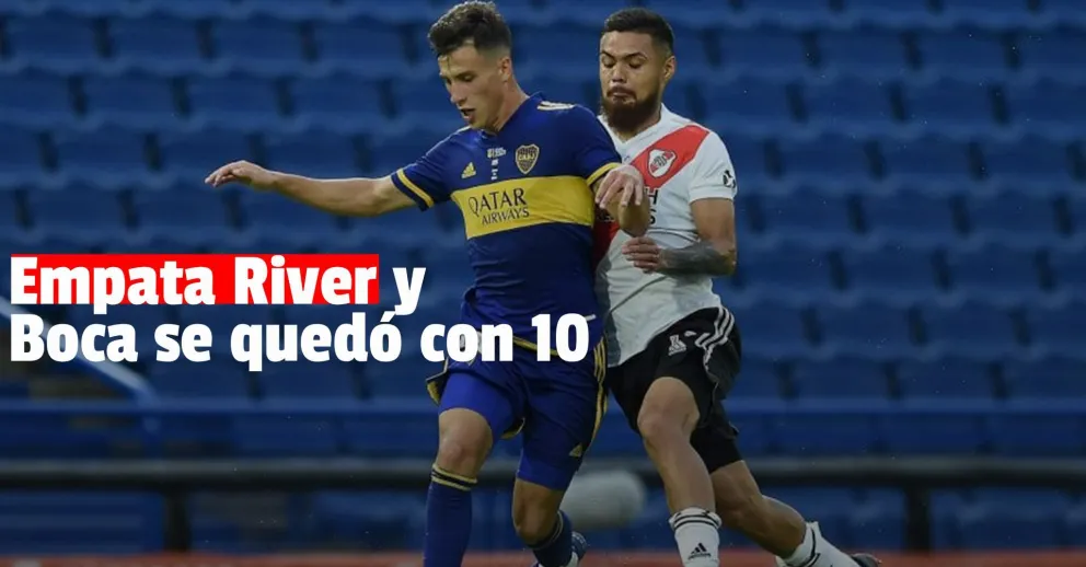 Empató River: 1 a 1 el superclásico