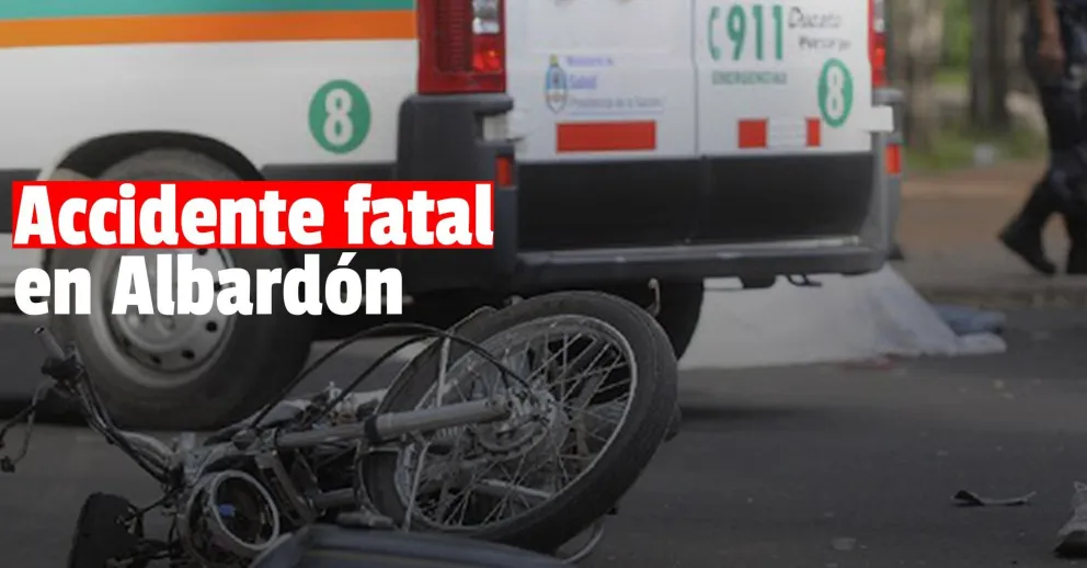 Albardón: falleció un motociclista tras chocar contra un árbol