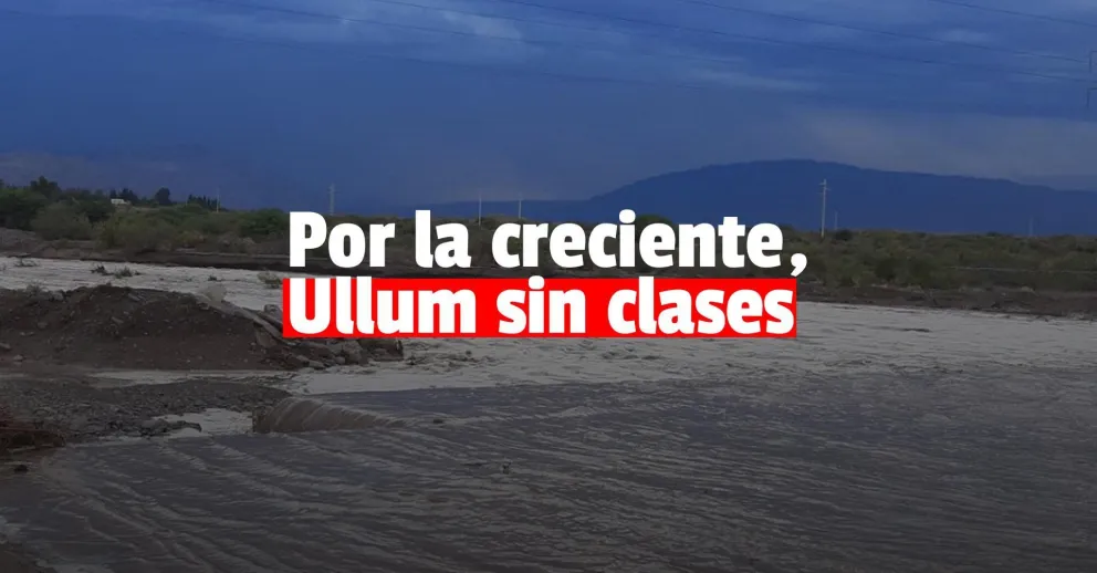 Suspendieron las clases en Ullum