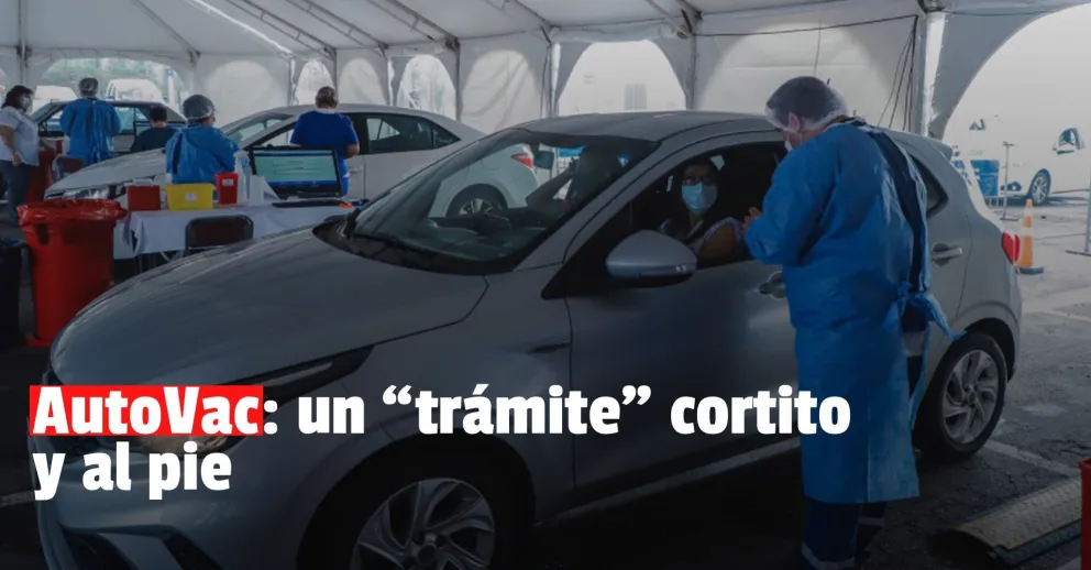 Así es el Autovac, la nueva modalidad de vacunación en San Juan