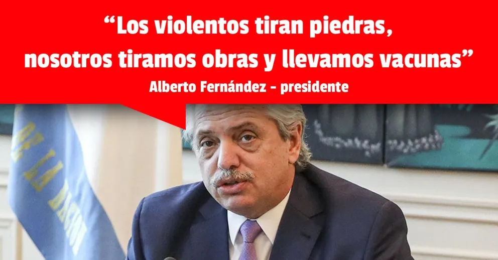 Alberto Fernández habló del ataque sufrido en Chubut