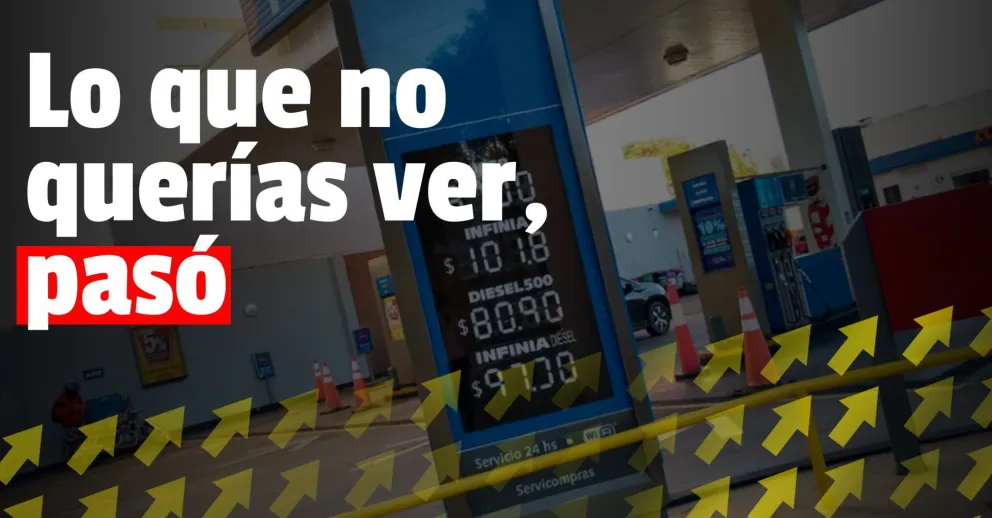Finalmente aumentó el precio del combustible y en algunos casos pasó los $100