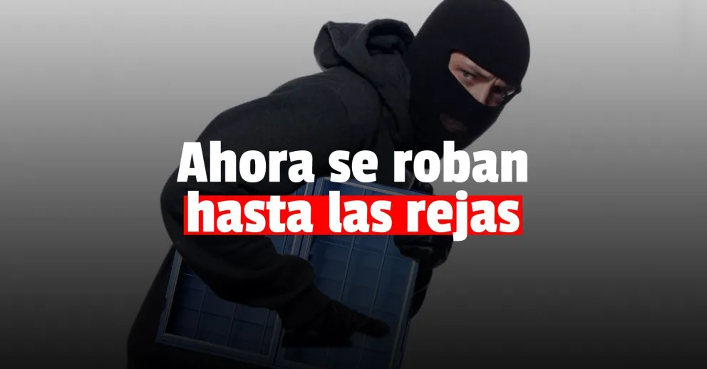 Detuvieron a un “roba-rejas” en Rivadavia