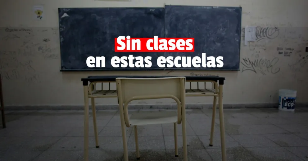 Algunas escuelas seguirán sin clases por la tormenta del lunes