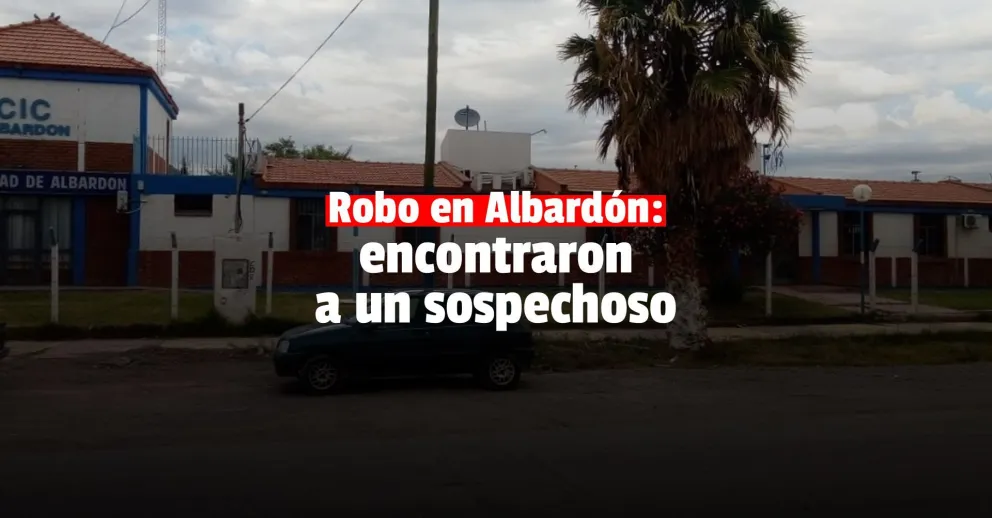 Encontraron los elementos robados en Albardón y detuvieron a una persona