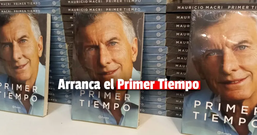 Ya se encuentra en San Juan el libro de Macri pero su venta comenzará el jueves