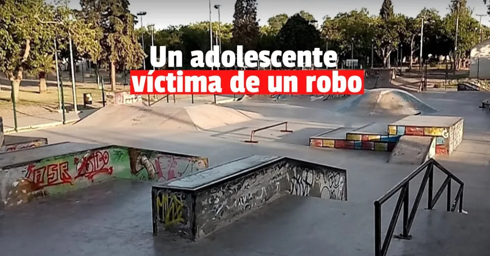 Dos jóvenes asaltaron a un adolescente en el Skate Park