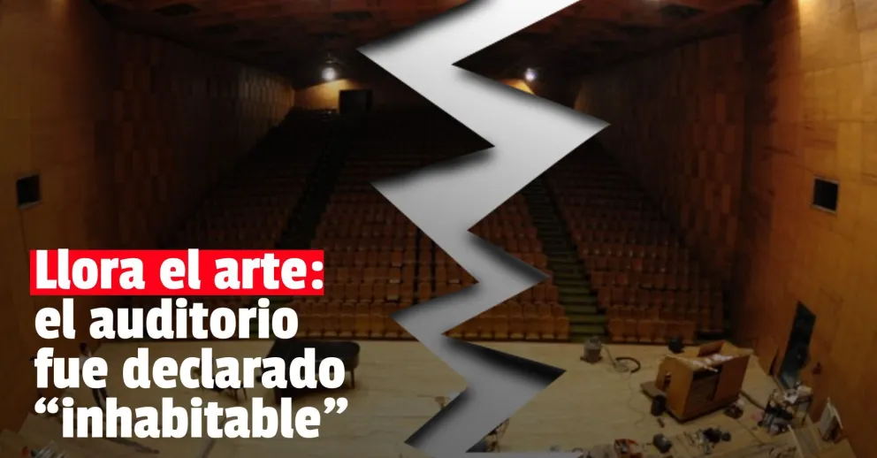 El Auditorio Juan Victoria fue declarado "inhabitable" tras el terremoto