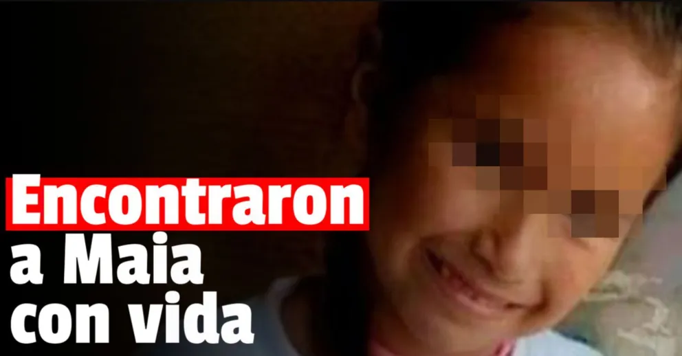 Encontraron a Maia con vida