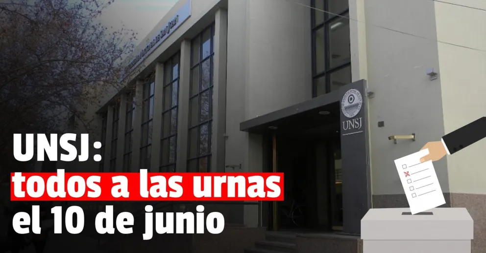 Confirmado: las elecciones en la UNSJ serán el 10 de junio
