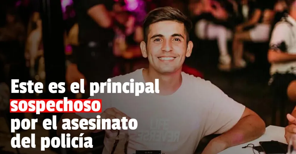 Este es el principal sospechoso del asesinato del policía