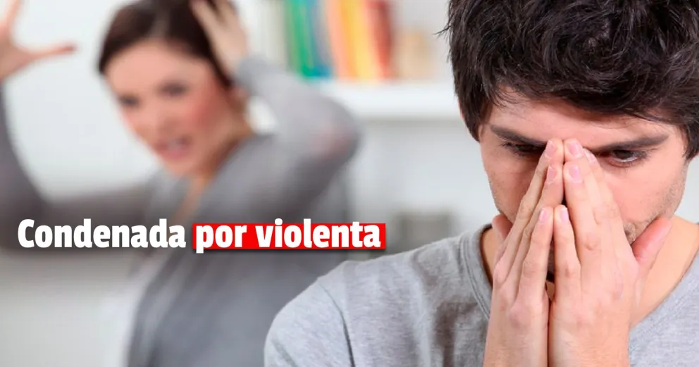 Una mujer agredió a su ex pareja y lo encerró en su casa