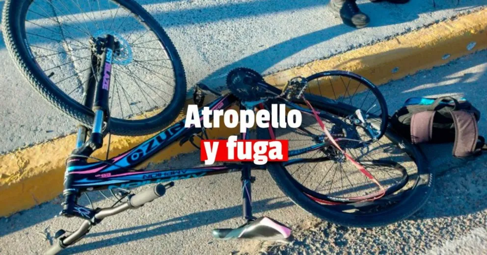 Atropelló a dos jóvenes que circulaban en bicicleta y se dio a la fuga