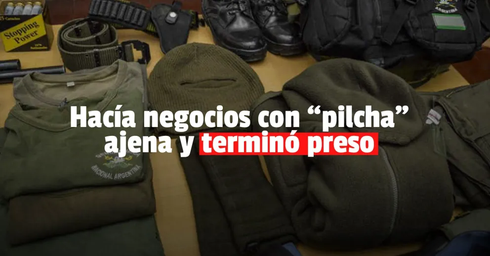 Vendía ropa de gendarme por Facebook y resultó detenido