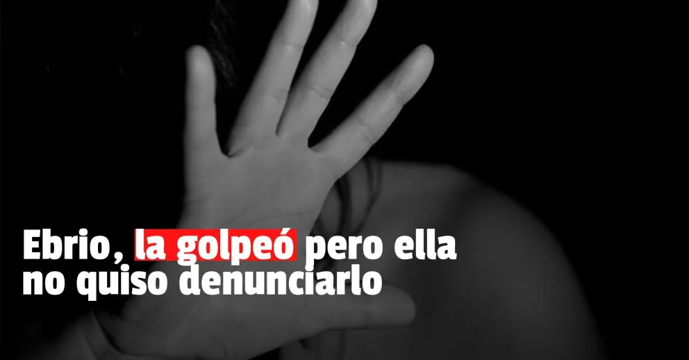 Una mujer fue agredida por su pareja pero se negó a denunciarlo