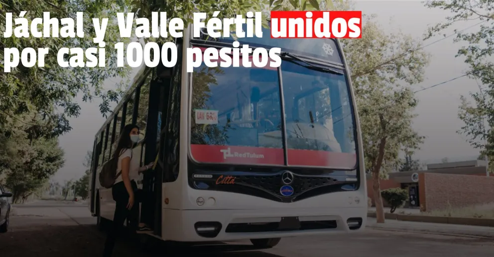 A partir de este lunes, Jáchal y Valle Fértil quedarán unidos por RedTulum