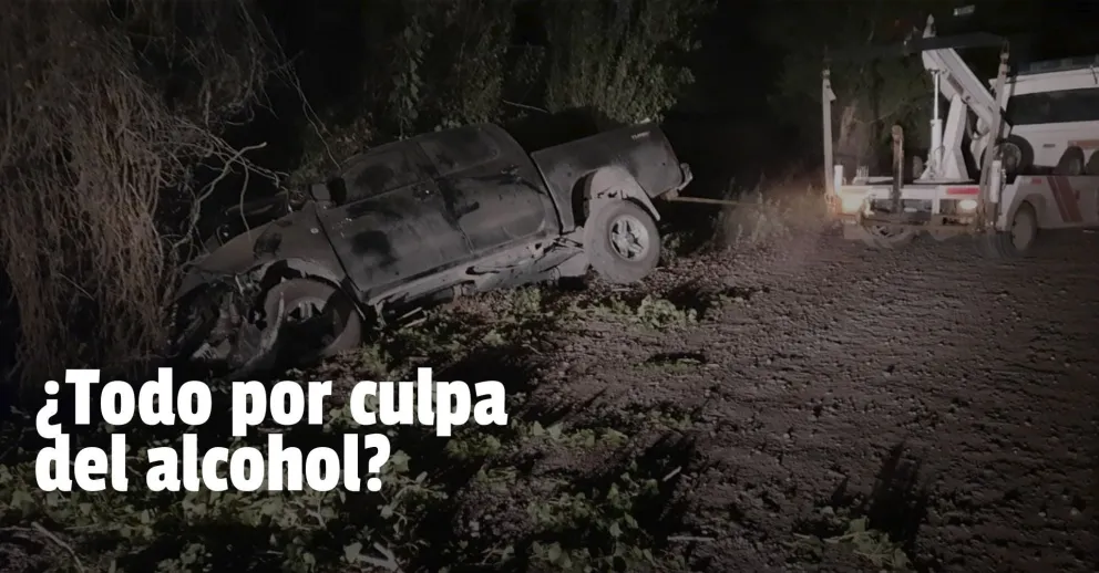 Médano de Oro: perdió el control de la camioneta y terminó en el hospital