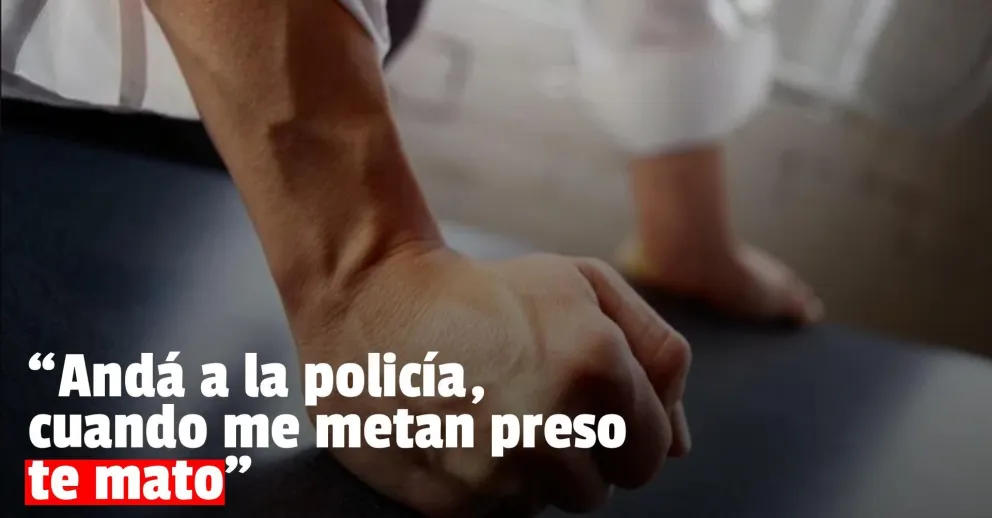 Un hombre golpeó a su pareja y la amenazó de muerte si lo denunciaba