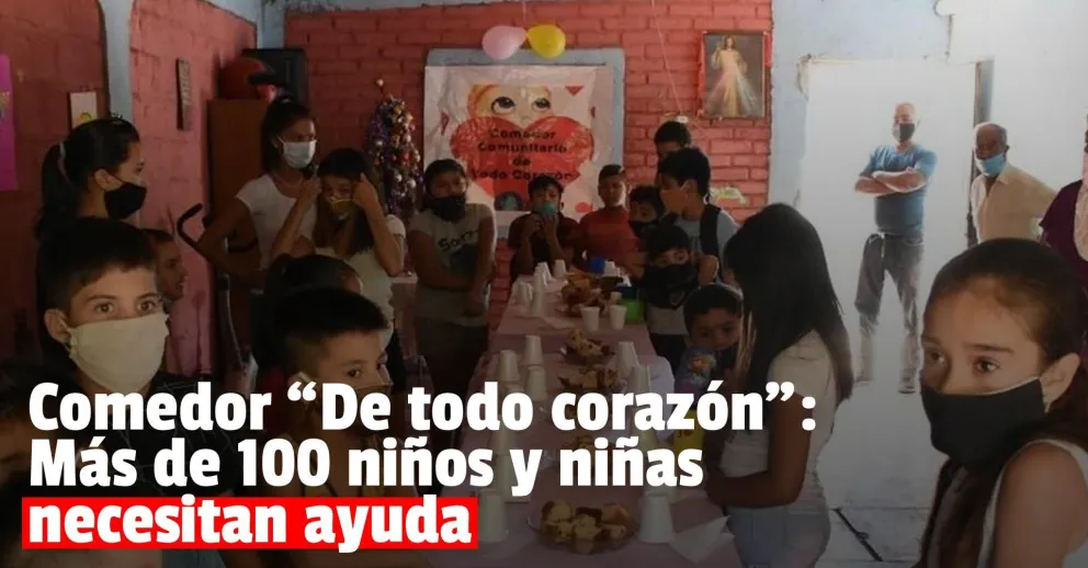 El comedor comunitario "De todo corazón" necesita nuevamente de todos