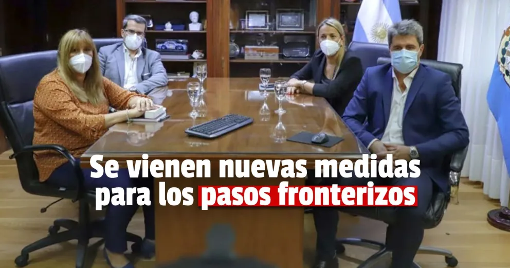 Sergio Uñac mantuvo una reunión con ministros nacionales por los pasos fronterizos