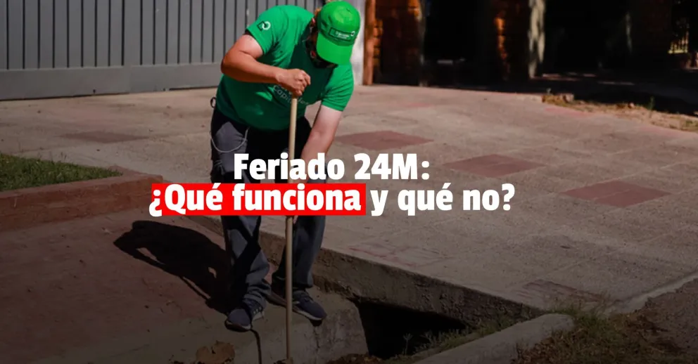 Así funcionarán los servicios durante el feriado del 24