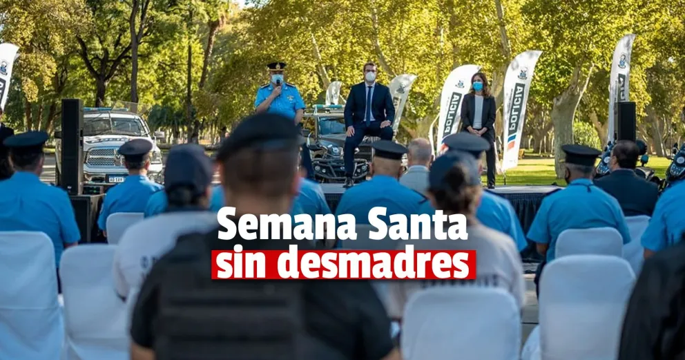 Mucha presencia policial en el operativo de seguridad por Semana Santa