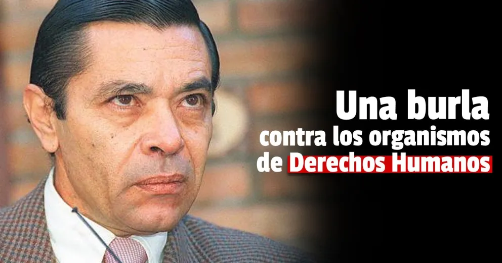 Total repudio al otorgamiento de prisión domiciliaria a un represor