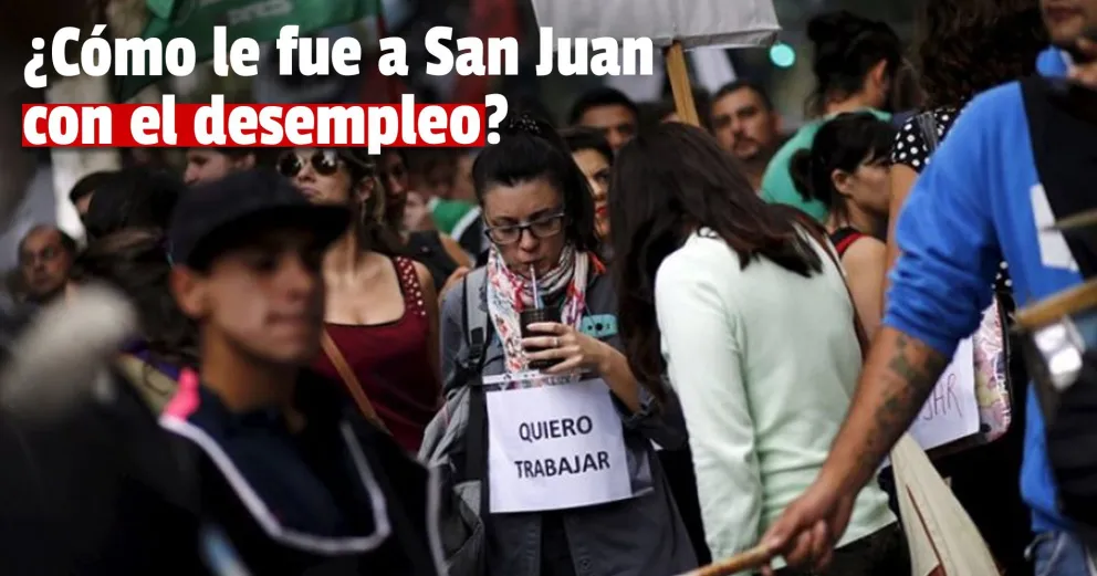 La tasa de desempleo en San Juan fue menor que la media nacional