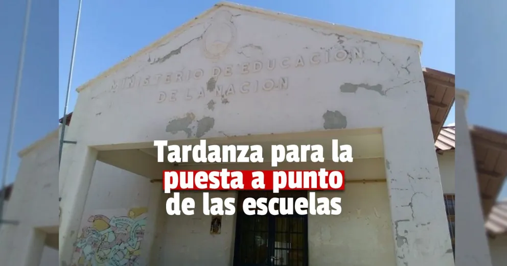 Los establecimientos educativos dañados por el terremoto recién estarían refaccionados en el 2022
