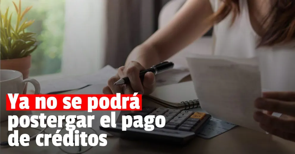 El Banco Central confirmó el fin de la postergación del pago de créditos
