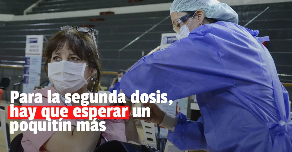 Vacunación contra el covid-19: podrán demorar hasta tres meses para aplicar la segunda dosis