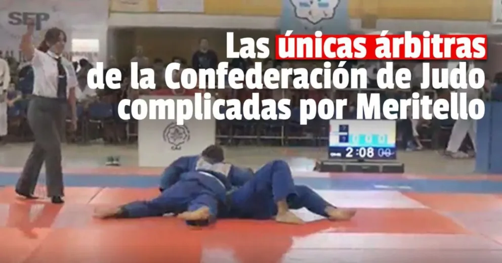 Otra denuncia contra Meritello, esta vez por prohibirle ejercer su profesión a dos árbitras sanjuaninas