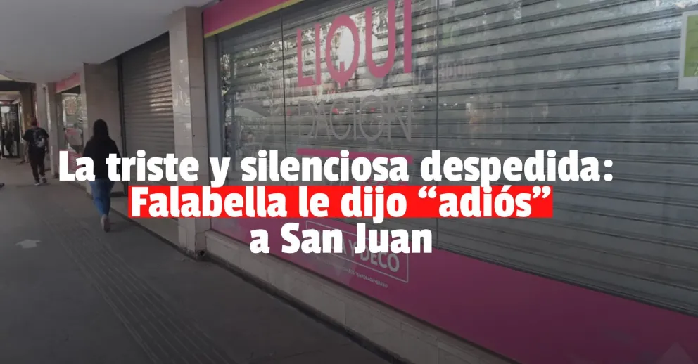 En silencio y antes de lo previsto: Falabella se despidió de San Juan