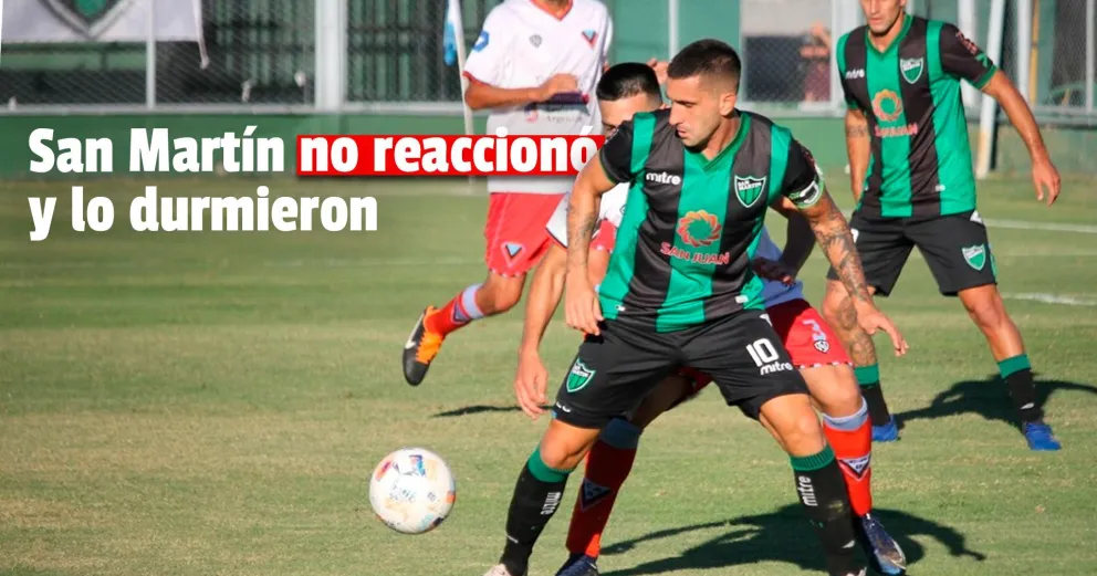 San Martín se durmió y perdió tres puntos de local